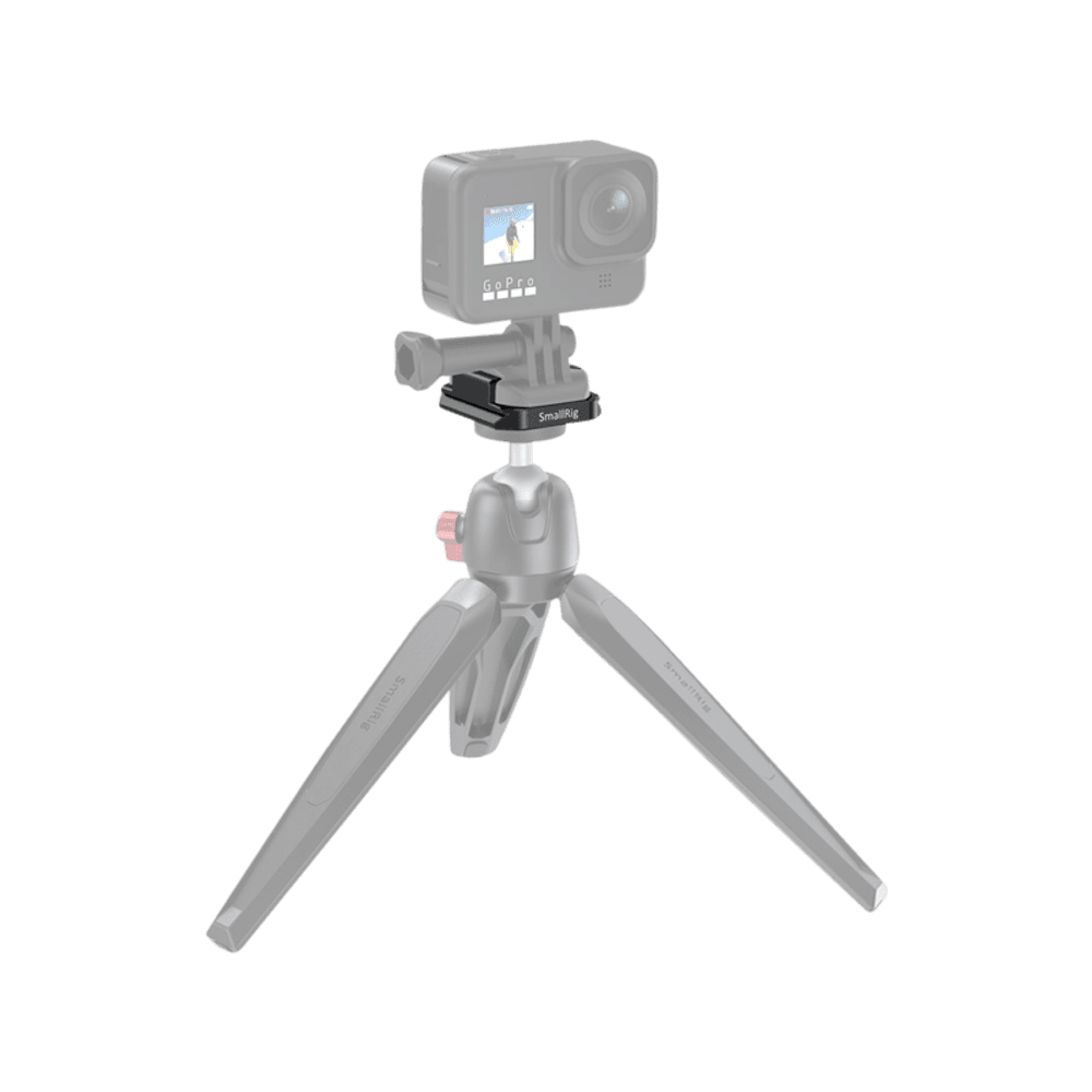 SMALLRIG 2668 spenneadapter med Arca QuickRelease-plate for Gopro-fester