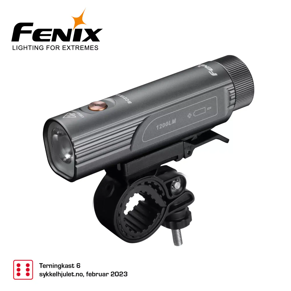 Fenix Sykkellykt BC21R V3.0 1200LM
