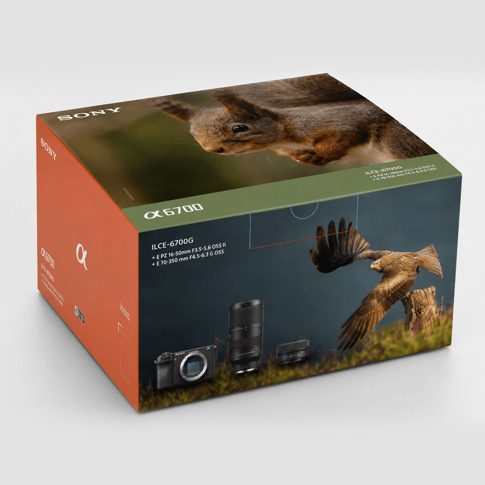 Sony A6700 Wildlife Kit PZ 16–50 + 70-350mm