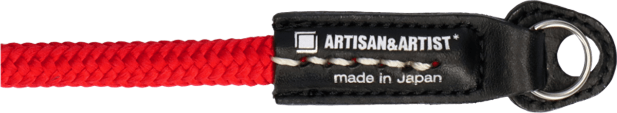 ARTISAN & ARTIST | ACAM-306A | Silk Camera Strap, Red